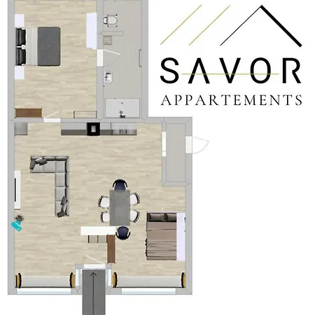 Savor Am Lauenturm Zentrum 5 Personen דירה *